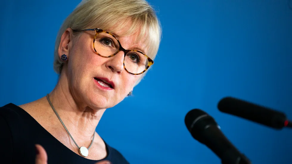 Margot Wallström är kritisk mot Anna Lindstedts agerande i samband med mötet på hotell Sheraton i Stockholm i januari 2019. Arkivbild.