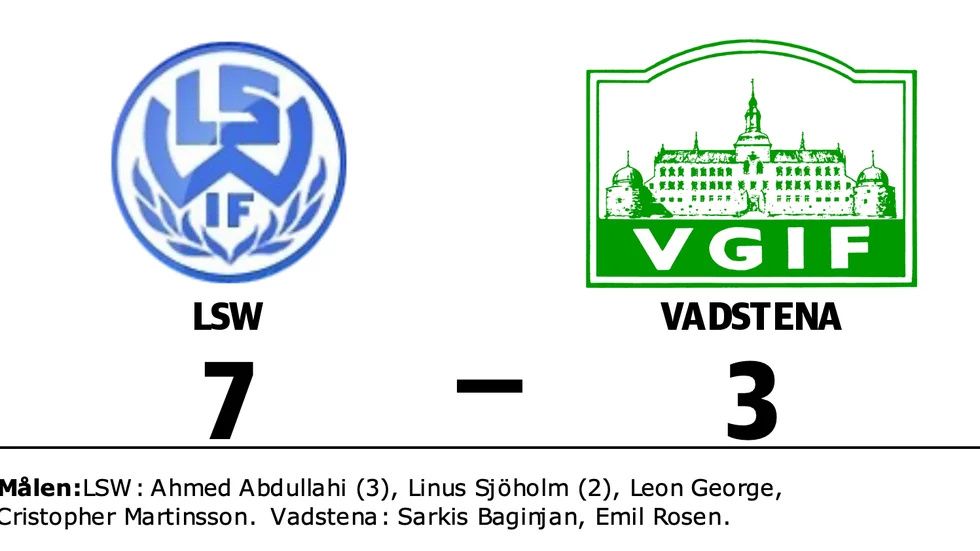 LSW IF vann mot Vadstena GIF