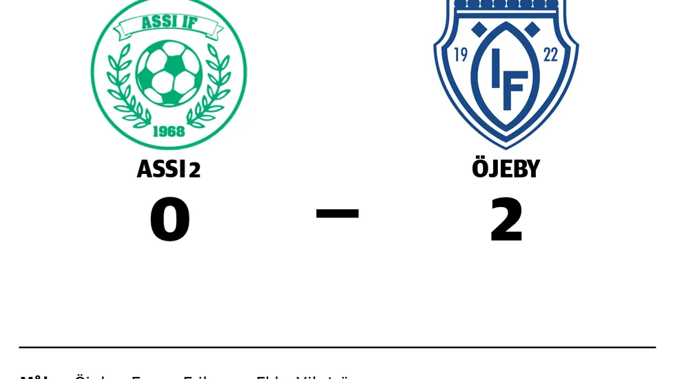 Assi IF 2 förlorade mot Öjeby IF