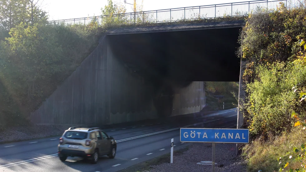 Akvedukten på väg 34.