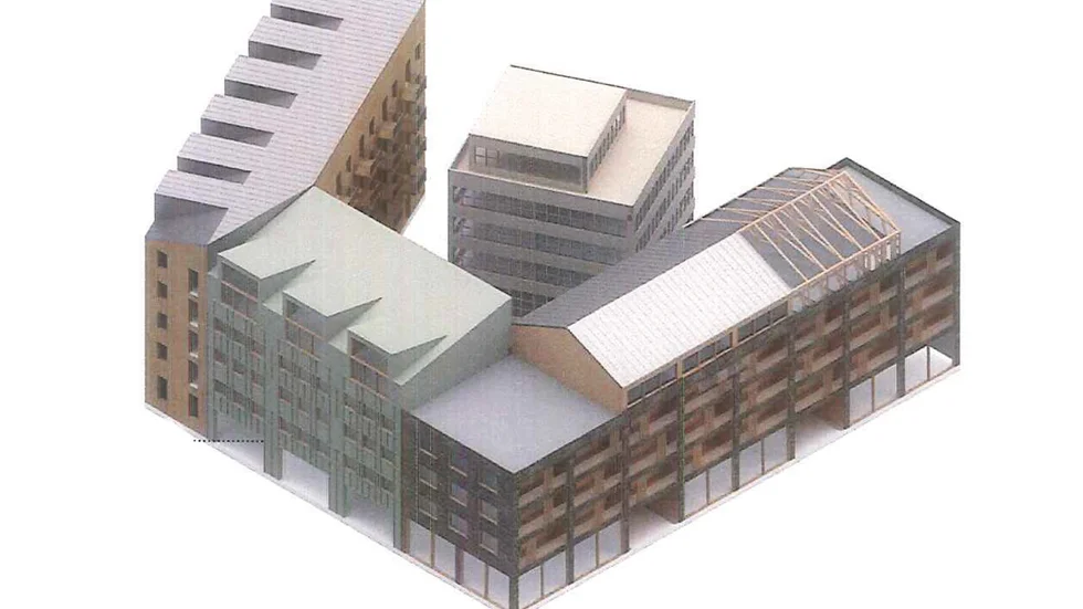 Nischer Properties AB har en markanvisning för kvarteret Vindskyddet och nu söker bolaget bygglov för att bygga två hus med sammanlagt 97 lägenheter.