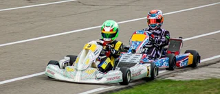 Spetz vann säsongsfinalen i karting "Skön avslutning"