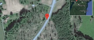 En personbil i trafikolycka