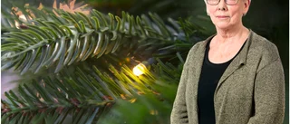 Birgitta Pettersson: Miljövän med julgran av äkta plastik