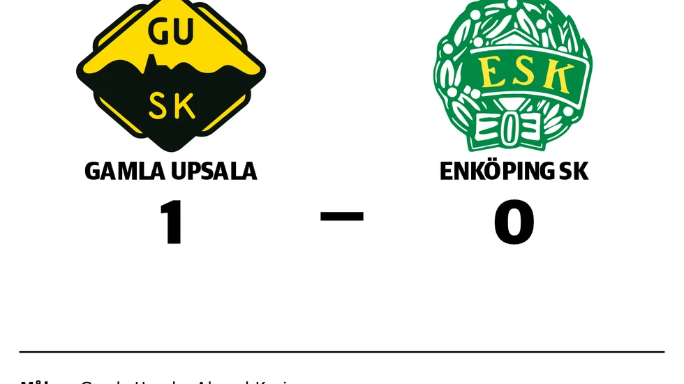 Gamla Upsala vann mot Enköping SK