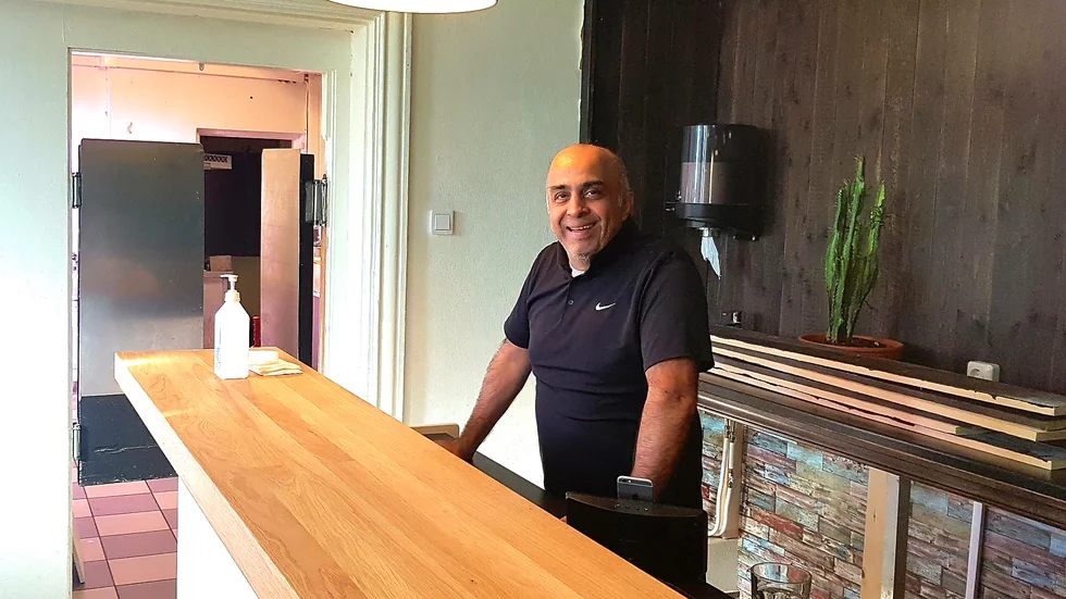 Homero Morales har en del jobb kvar innan hans mexikanska restaurang kan öppnas i slutet av veckan. 