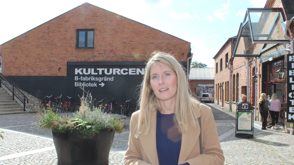 "Jag kan känna gåshud över Kulturcentrum och det är lätt att se visionen för området. Det ger en enorm energi", säger Ann-Sofie Löw, ny verksamhetschef för kultur och fritid.