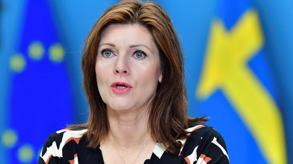 Arbetsmarknadsminister Eva Nordmark (S). Arkivbild.