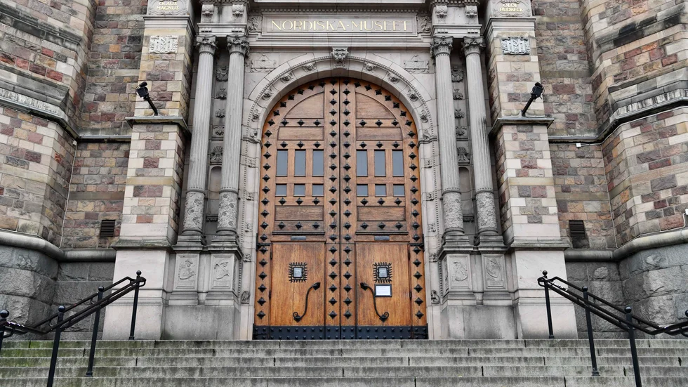 Nordiska museet i Stockholm – ett av många museer som tvingades hålla stängt på grund av covid-19. Arkivbild.
