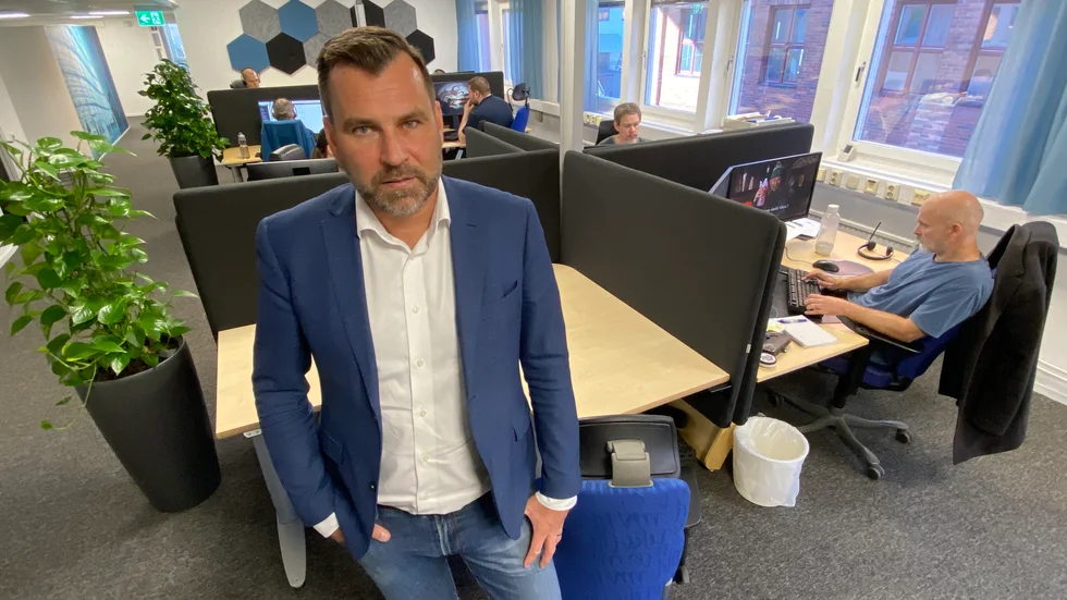 Mats Broman leder SWG:s nordiska verksamhet från kontoret i Eskilstuna. "Vi vill vara nummer 1 i världen", säger han.