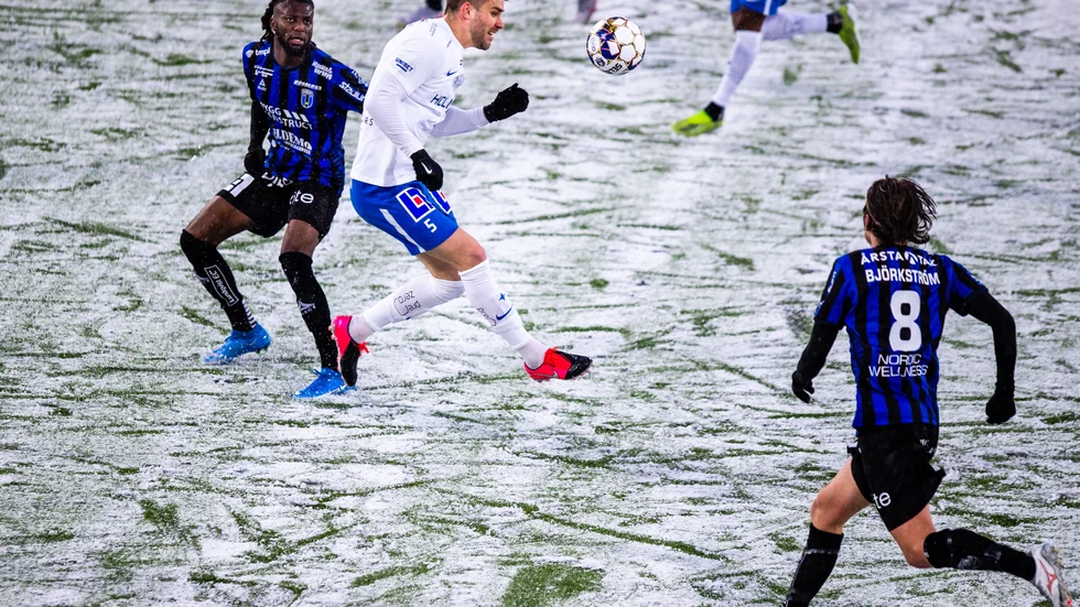Joseph Colley stod för en fin debut i allsvenskan. 
