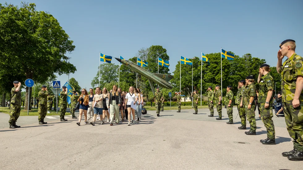 124 rekryter var äntligen klara efter nio månader tillsammans.