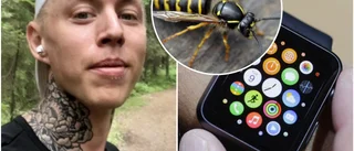Cyklisten Simon, 32, krockade med geting på Måttsundsberget – då larmade klockan 112 • "Minnesvärt"
