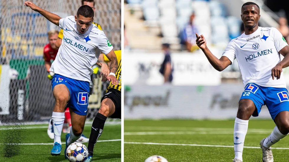 Lucas Lima och Manasse Kusu.