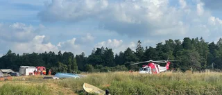 Kvinnan avliden efter drunkningslarmet – Bärgades av helikopter