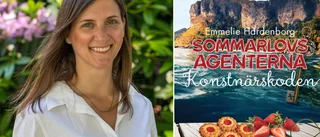 Bokdebuterande Emmelie vill sprida läsglädje hos små