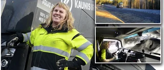 Katarina Westerlund  om att köra Europas tyngsta transporter: ✓Olyckor på vägen ✓Oron om miljötillstånd ✓Flytten till Pajala