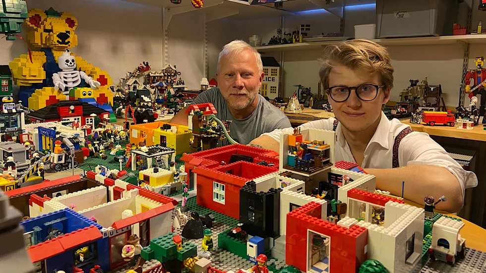 Albin Hansson och pappa John-Erik fick i lördags lämna programmet Lego Masters, men för Albin tar inte legosatsningen slut här. Han vill jobba med det på heltid