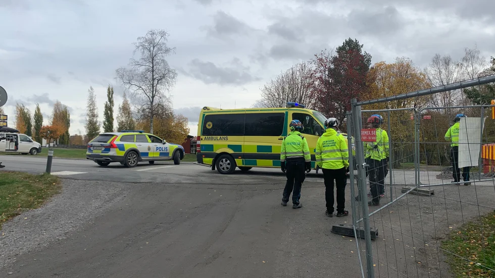 Vid lunchtid inkom ett larm om drunkning i Skellefteälven, intill Lejonströmsbron.