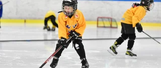 Skridskoteknik, lek och leenden – i tjejernas egen hockeyskolegrupp: ”Jätteviktigt”