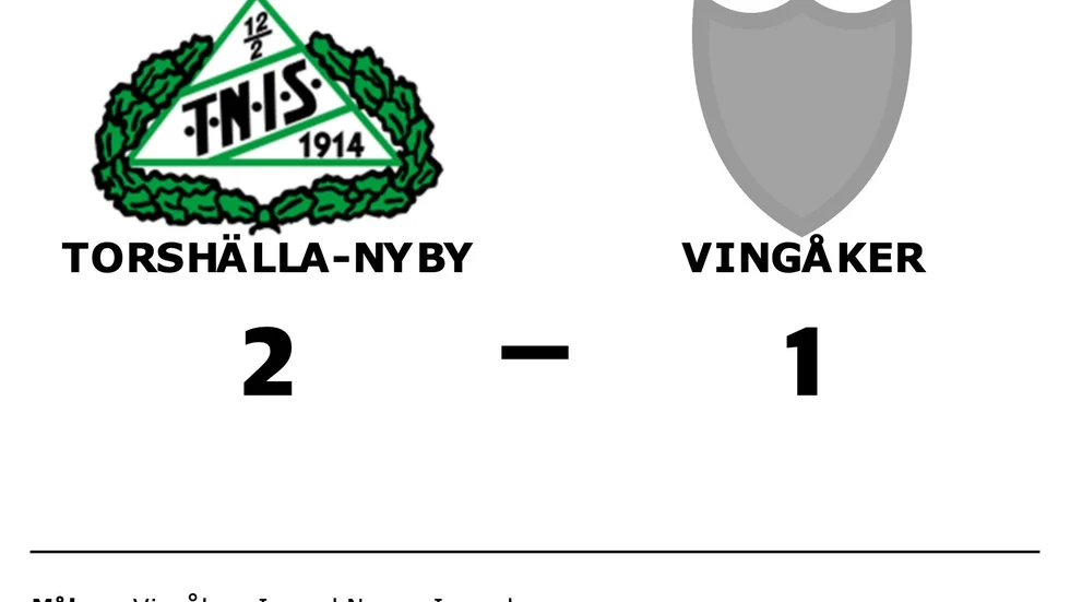 Torshälla-Nyby IS vann mot Vingåkers IF