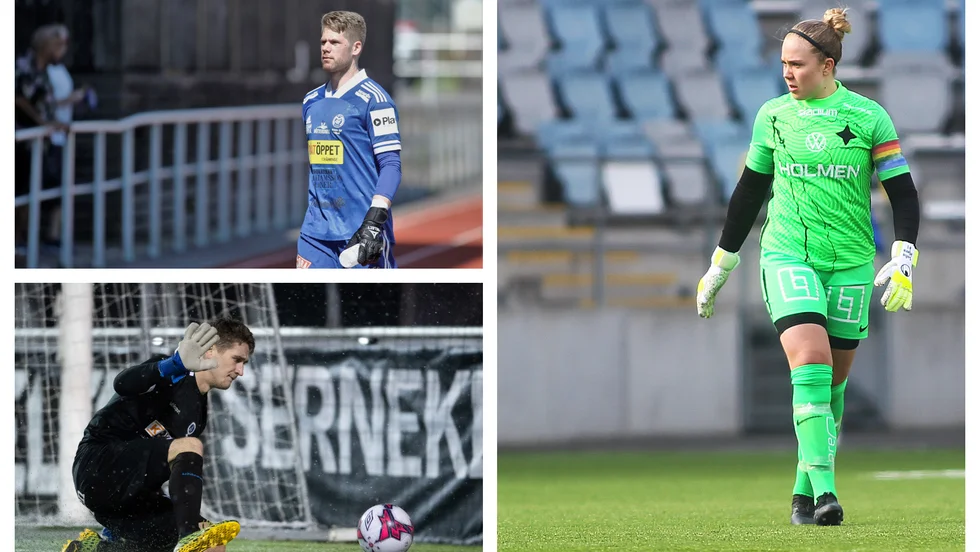 Målvakterna inom den lokala fotbollen bjöd på en hel del fina räddningar i augusti. 