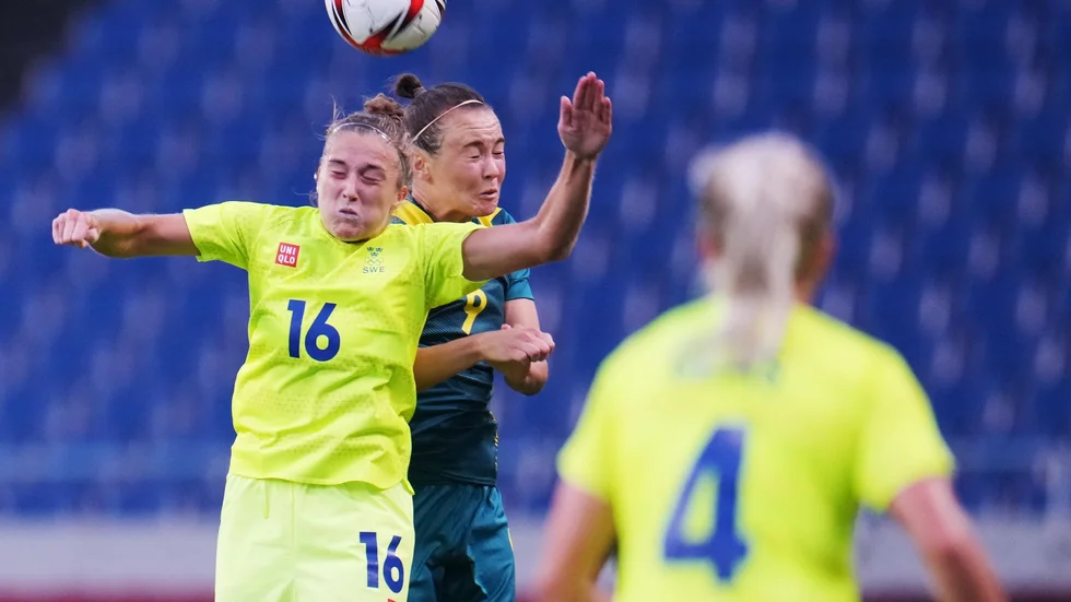 Häckens landslagsmittfältare Filippa Angeldahl är klar för Manchester City. Arkivbild.