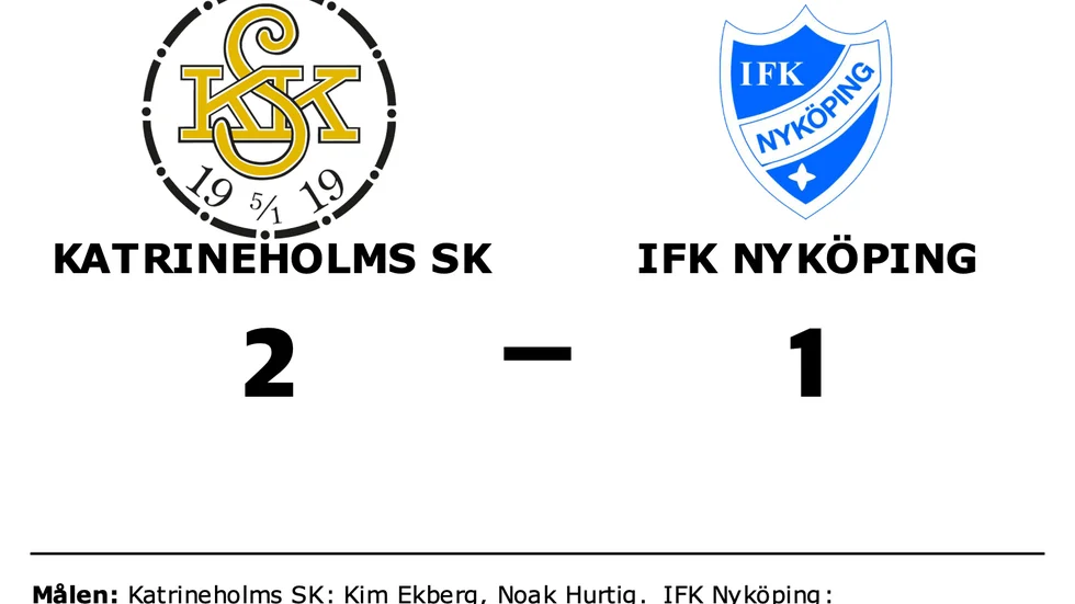 Katrineholms SK FK vann mot IFK Nyköping