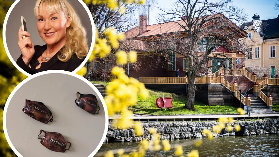 Cornelia Eriksson ställer ut på NK-villan. 