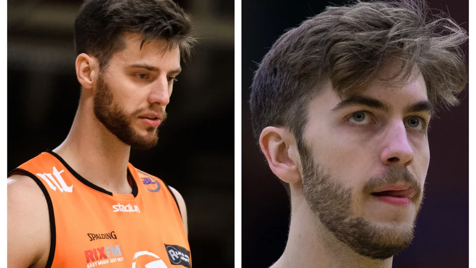 Adam Ramstedt (vänster) kan ställas mot brorsan, Hampus, i SM-final.