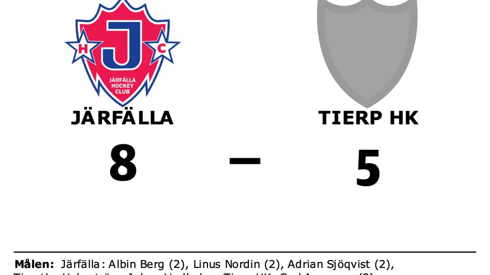 Järfälla HC vann mot Tierps HK