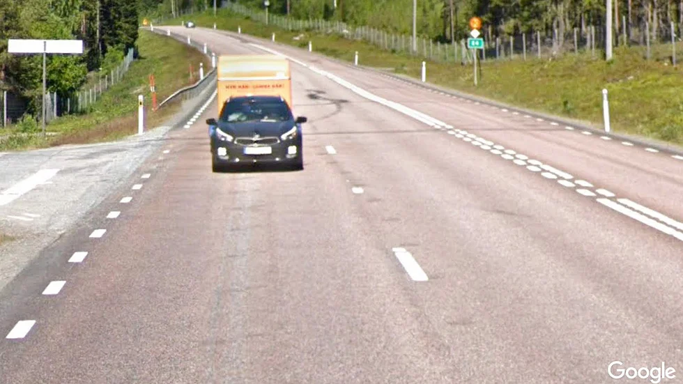 Korsningen E4-Hökmark.