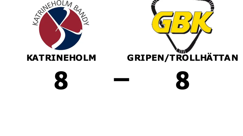Katrineholm Bandy spelade lika mot GripenTrollhättan BK
