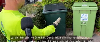 Häng med ut i sopbilen: "Gillar inte att få sopor i ansiktet"