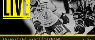 AIK och Färjestad – läs direktrapporten i efterhand