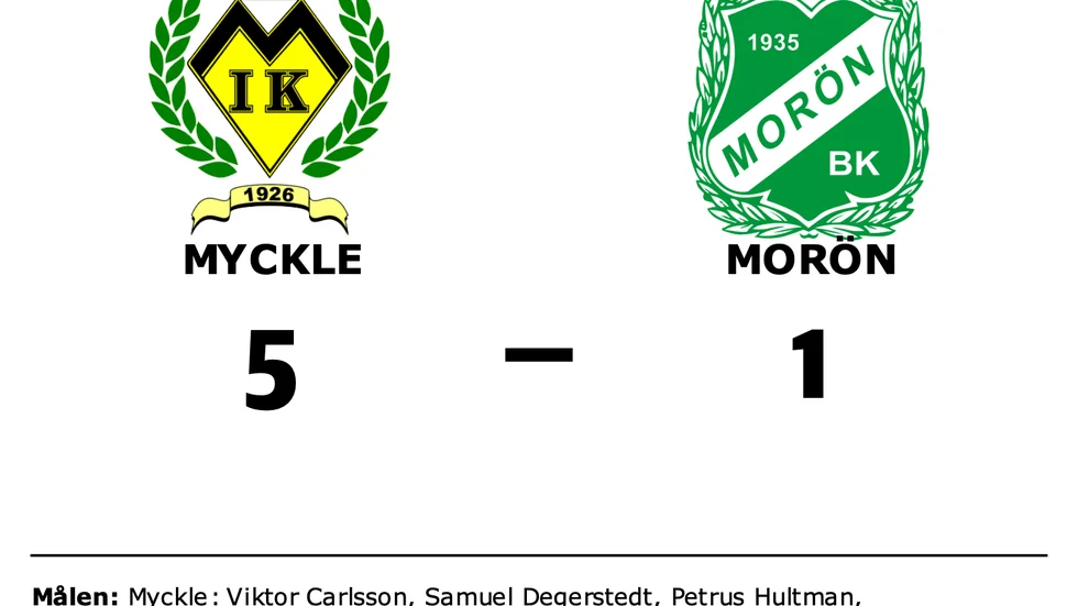 Myckle vann mot Morön