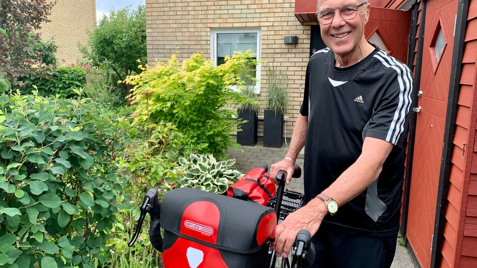 Den 19 juli är det avfärd från Haparanda om allt går enligt planerna. "Stålfarfar är min inspiration, men han var yngre än jag", säger Lennart Wantzin, 73.