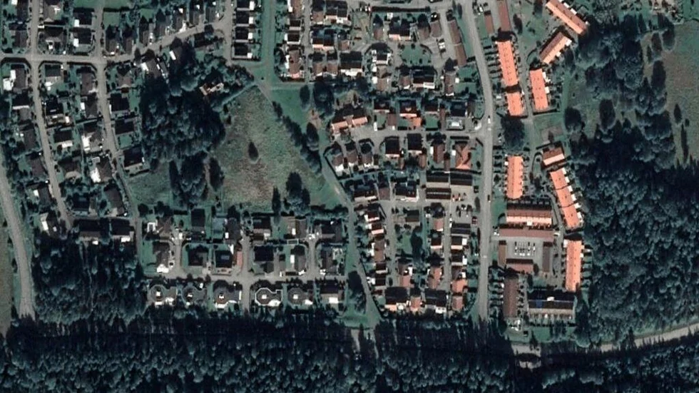 Området kring Trastsångsvägen 45