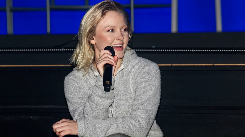 Zara Larsson och Sveriges Radios Symfoniorkester ger en konsert ihop. Arkivbild.