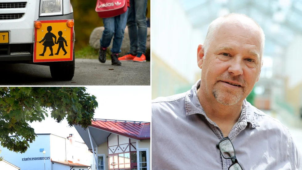 Jörgen Norström, grundskolechef, har en tuff ekonomisk situation att reda ut. Både flyttarna från landsbygden och flyttarna inom Visby påverkar.