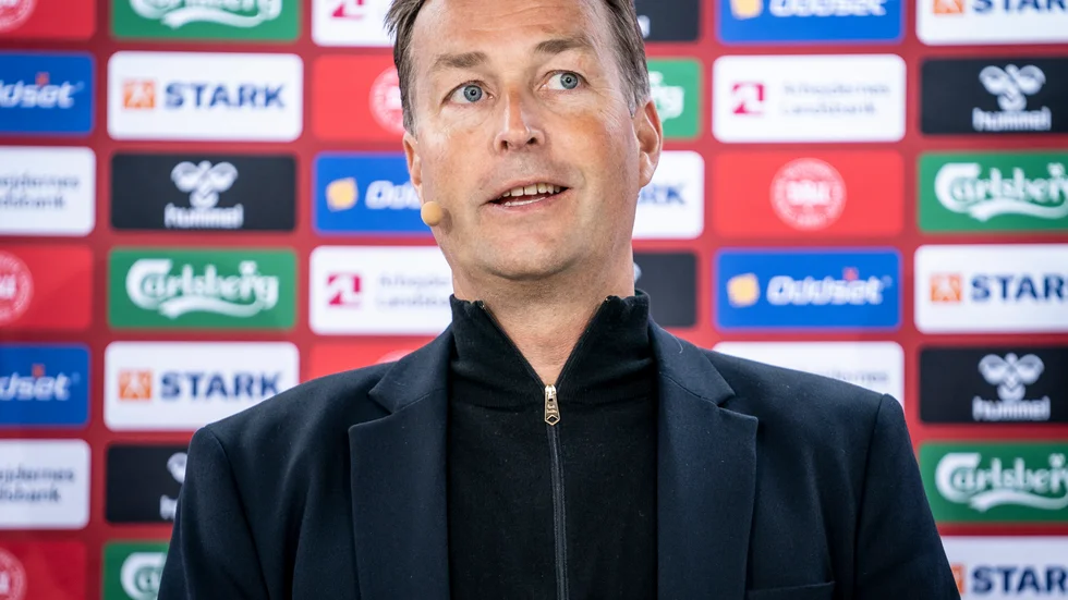 Danmarks förbundskapten Kasper Hjulmand.