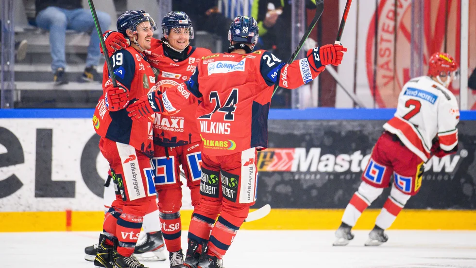 Måljubel i premiären, då VIK besegrade MoDo med 5–2.