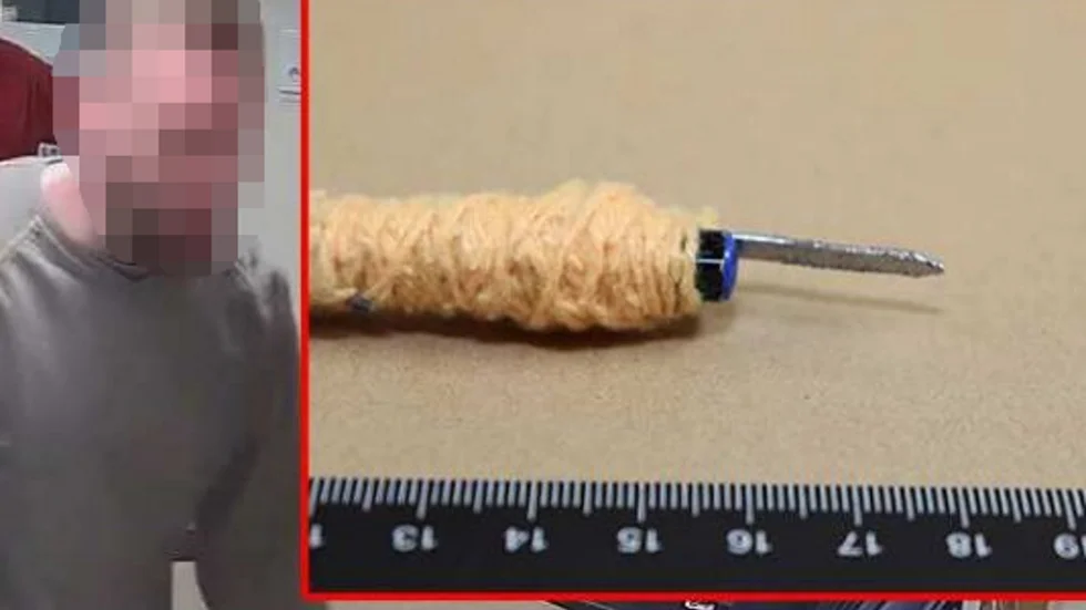 31-åringen uppfattades som hotfull mot den åklagare som lett utredningen om människorov på Hällbyanstalten.