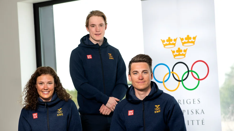 Från vänster: Hanna Öberg, Sebastian Samuelsson och Martin Ponsiluoma.