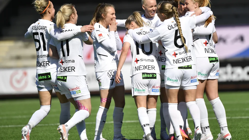 Rosengård under en match mot Hammarby. Arkivbild.