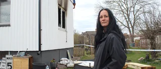 Hennes hus brann: ”En minut till så hade det varit kört”
