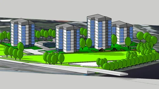 Om kommunen tillåter blir det runt 120 bostäder, bostadsrätter och hyresrätter, vid Norrstrand.