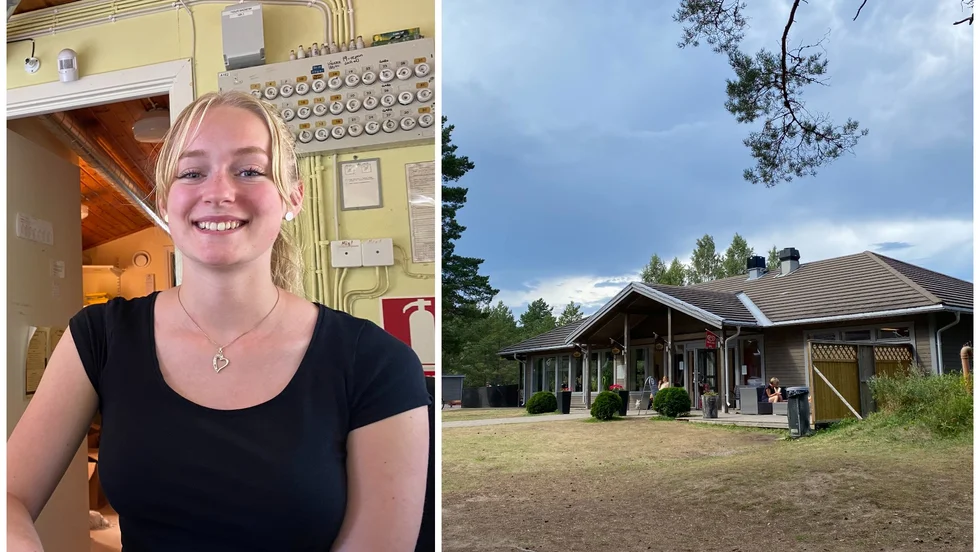 Elvira Elmesiöö på Rullsand camping. 