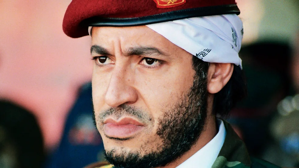 Saadi Gaddafi släpps efter att ha varit frihetsberövad mer än sju år. Arkivbild.