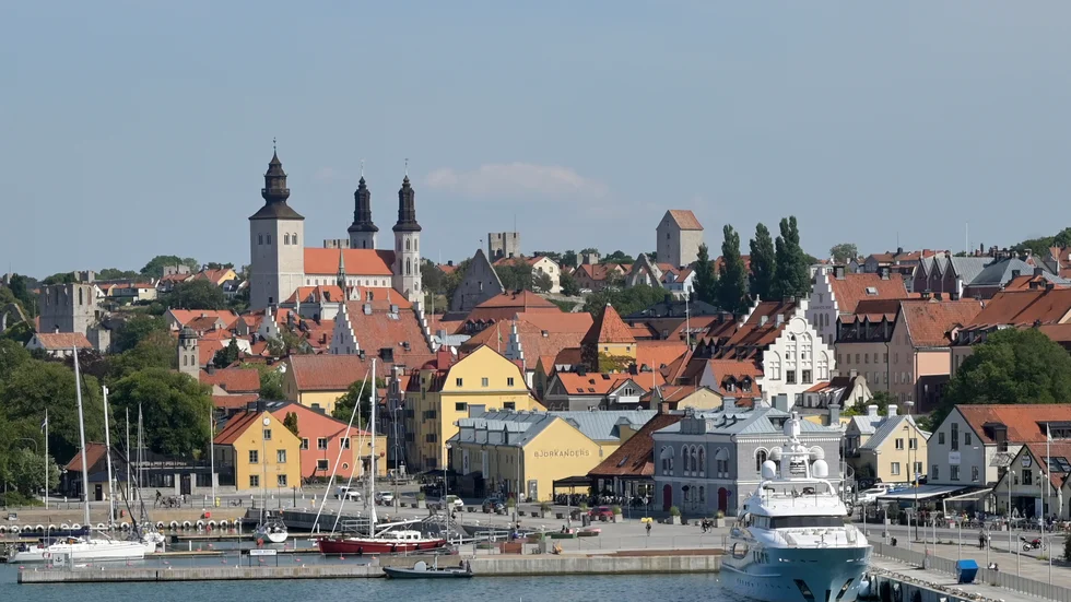 En man avled vid en brand i Visby. Arkivbild.